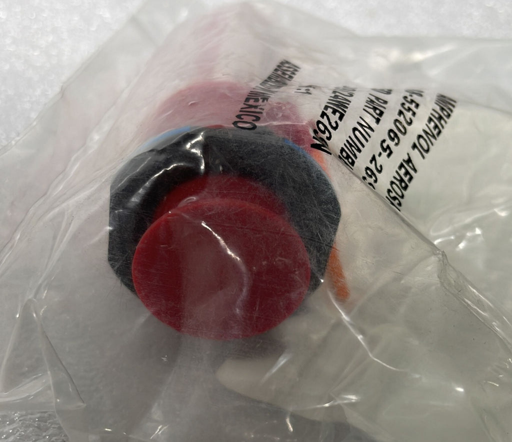 [LOT 6] NEW - Amphenol D38999/24WE26SN Circular MIL Spec Connector 88-552065-26S
