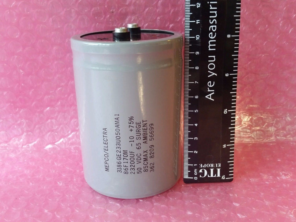 Mepco Electra 3186GE233U050Ama1 Capacitor 86F170M 50 Vdc 65 Surge