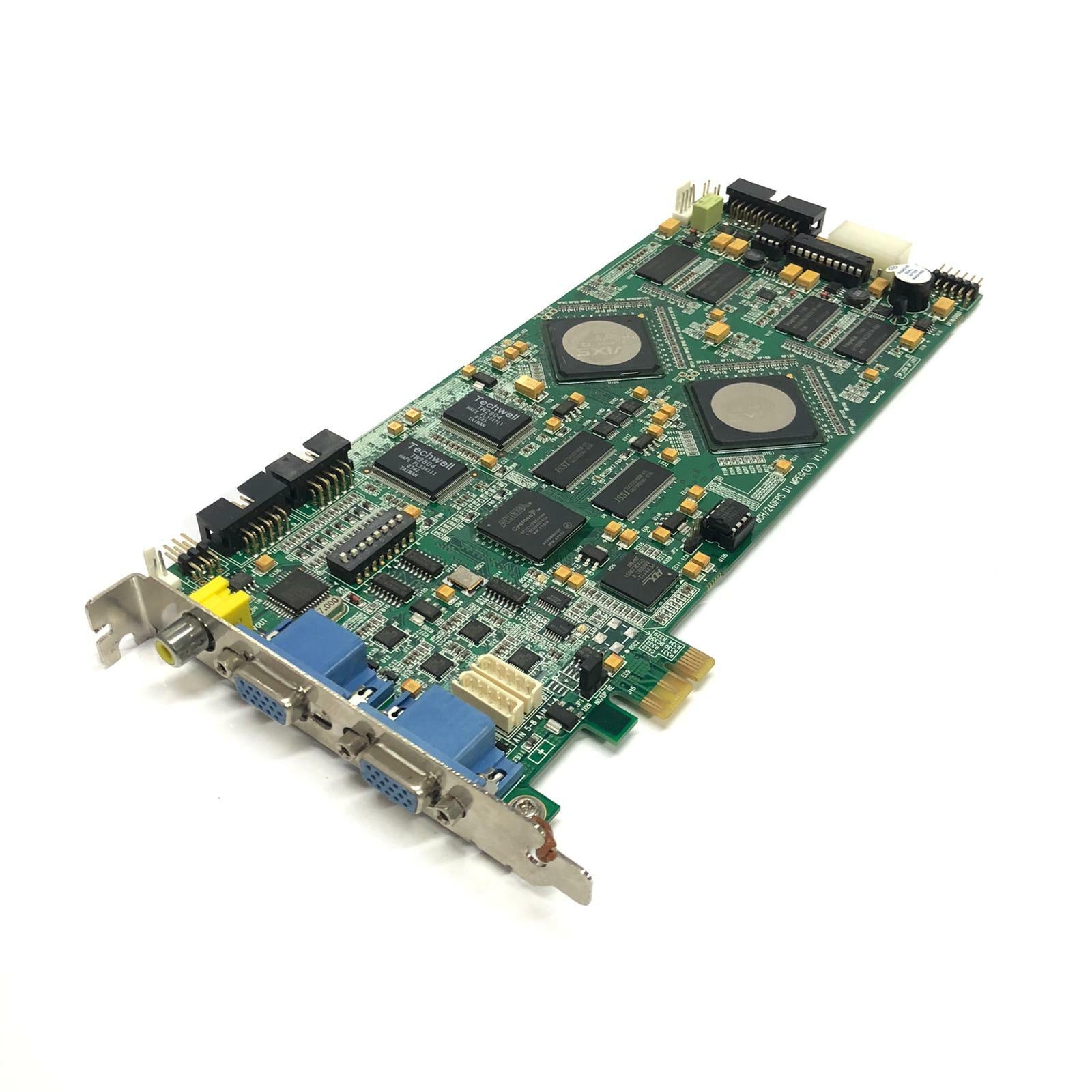 PCI Express 8CH/240FPS D1 MPEG(EX)V1.32 D1 120 Real Time Dsiplay, Raw Data