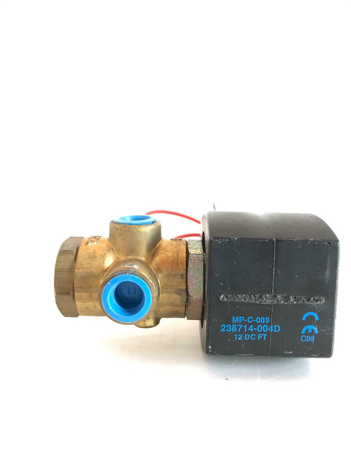 ASCO EF8320G184 EF8003G1 SOLENOID VALVE 1/4" PIPE 11.6W W/ MP-C-089 238714-004D