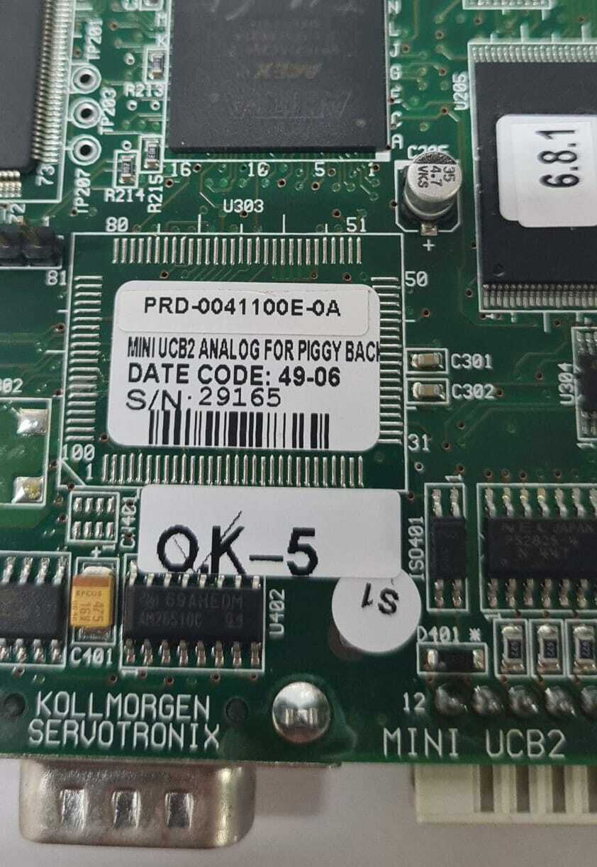 Kollmorgen MINI UCB2 Encoder Sercos PRD- 0041100F- 0S PRD- 00411Z- SS Pigi Back
