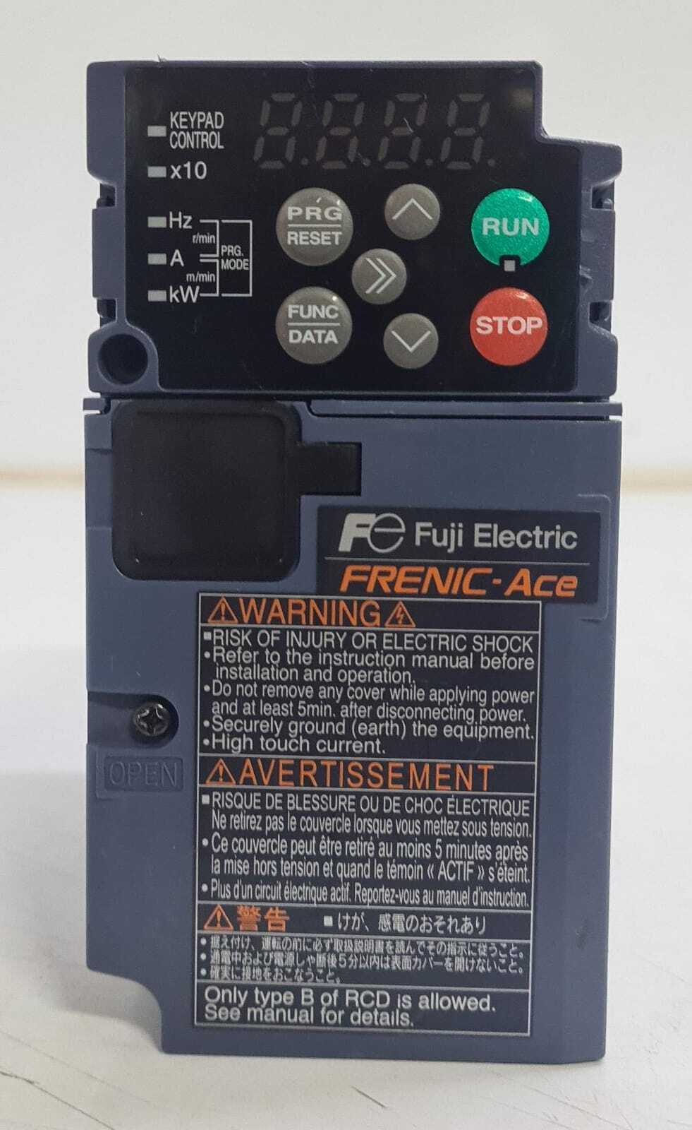 Fuji Electric FRENIC-ACE Drive FRN0003E2E-7GA Multi Inverter Motor Drive