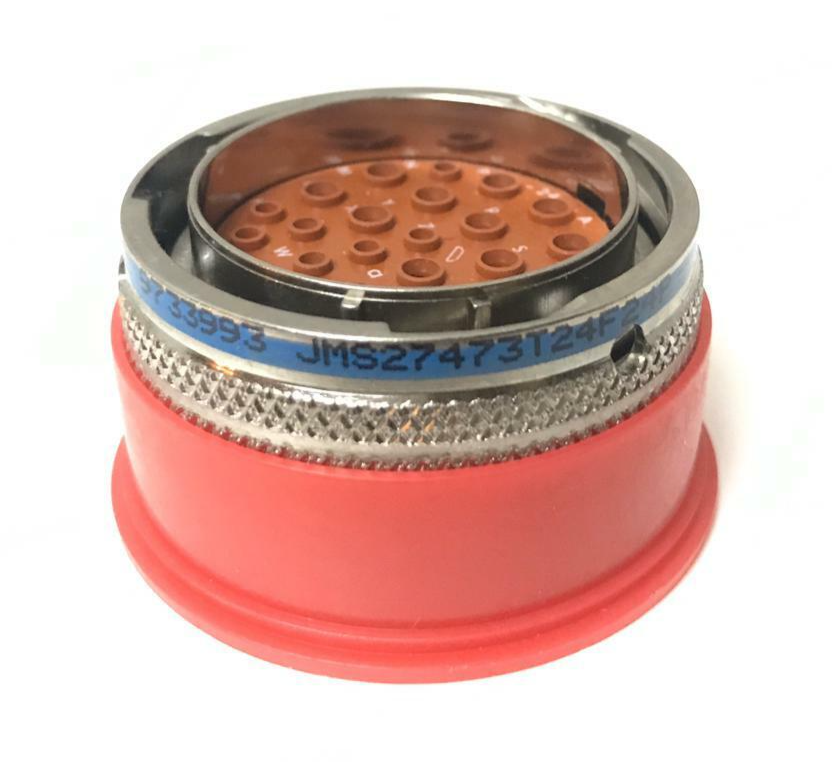 Amphenol Aerospace Circular Connector with Crimp Pins Ins Ex MS90376-28R