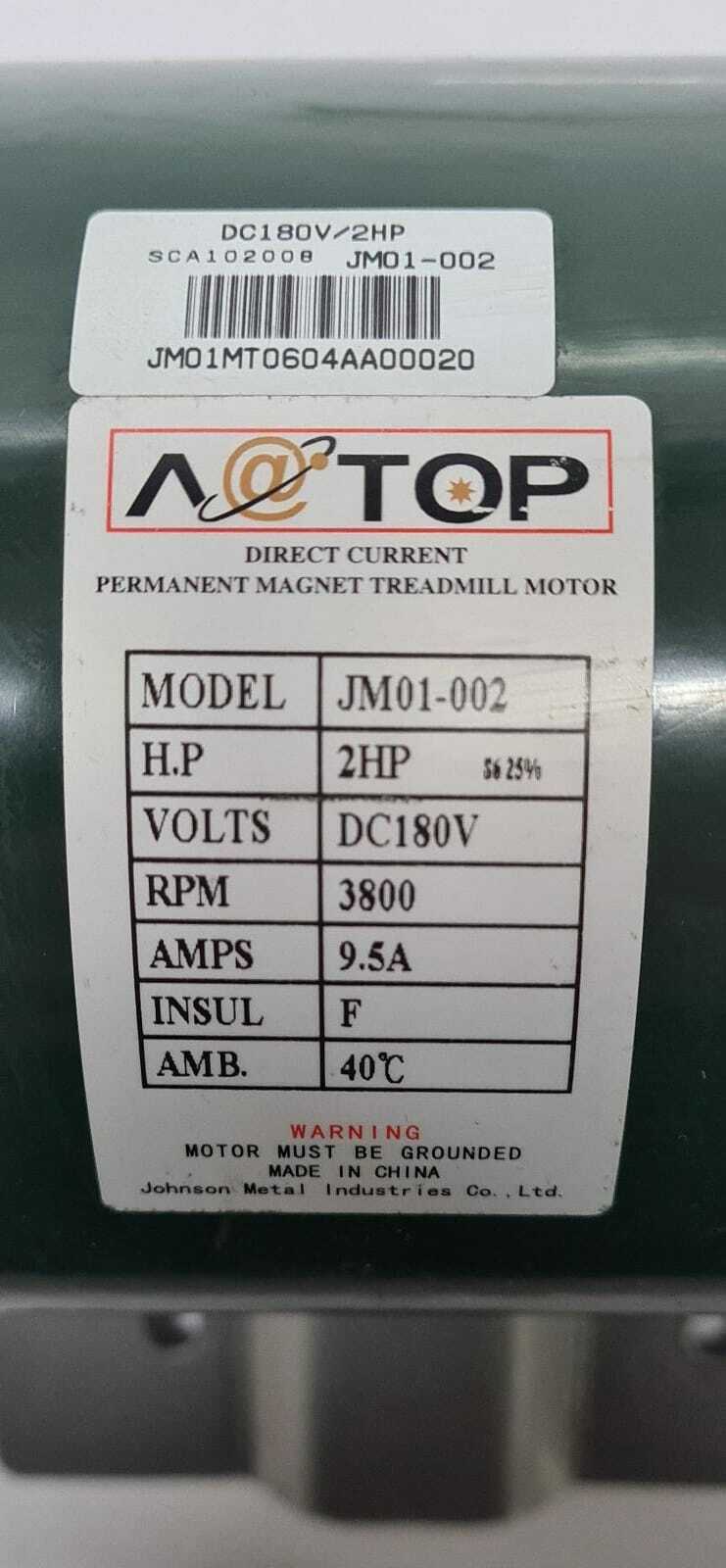 Johnson Motor JM01-002 JM01MT0604AA00020 2HP 180V for Treadmill