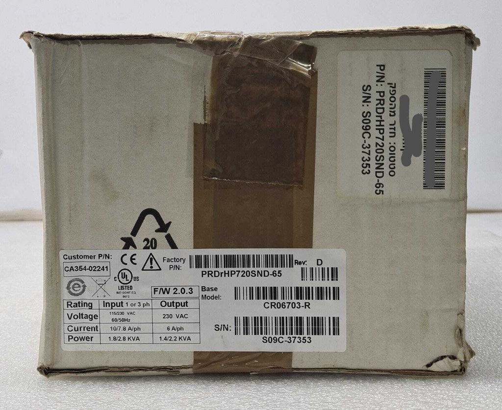 NEW- Kollmorgen Servostar CR06703-R PRDrHP720SND-65 CA354-02241 Servo Controller