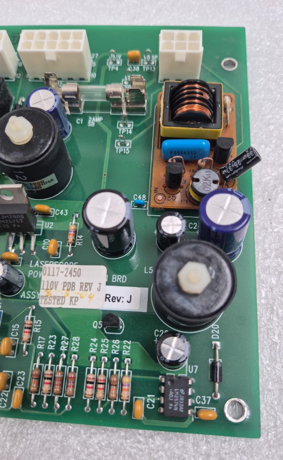 LaserScope 0117-2450 110V PDB Board for Aura i / LYRA Surgical Laser System