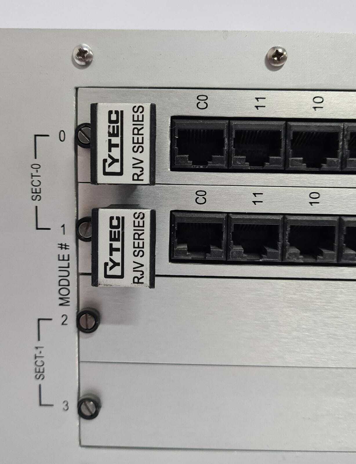 CYTEC RJV/48 HIGH DENSITY SWITCHING SYSTEM W/ 2* RJV/12X1-4 Plug in Module