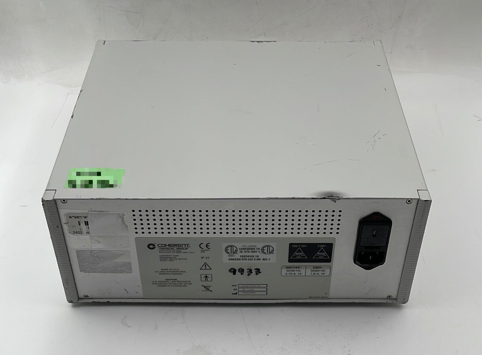 Coherent Medical Group 0636-470-01 **AS IS**