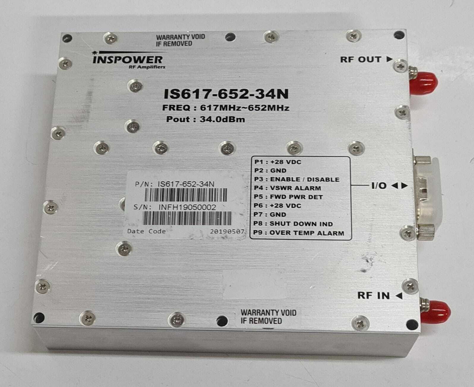 INSPOWER RF Amplifiers IS617-652-34N CELL