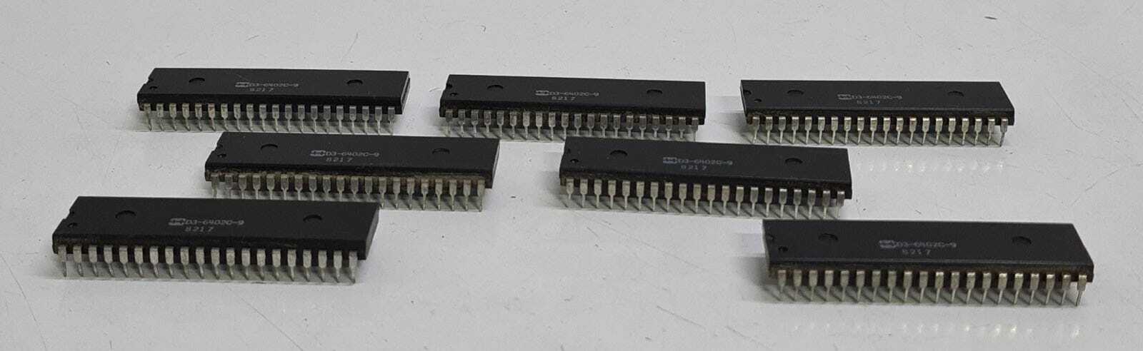 [LOT OF 7] Harris Integrated Circuit D3-6402C-9 8217