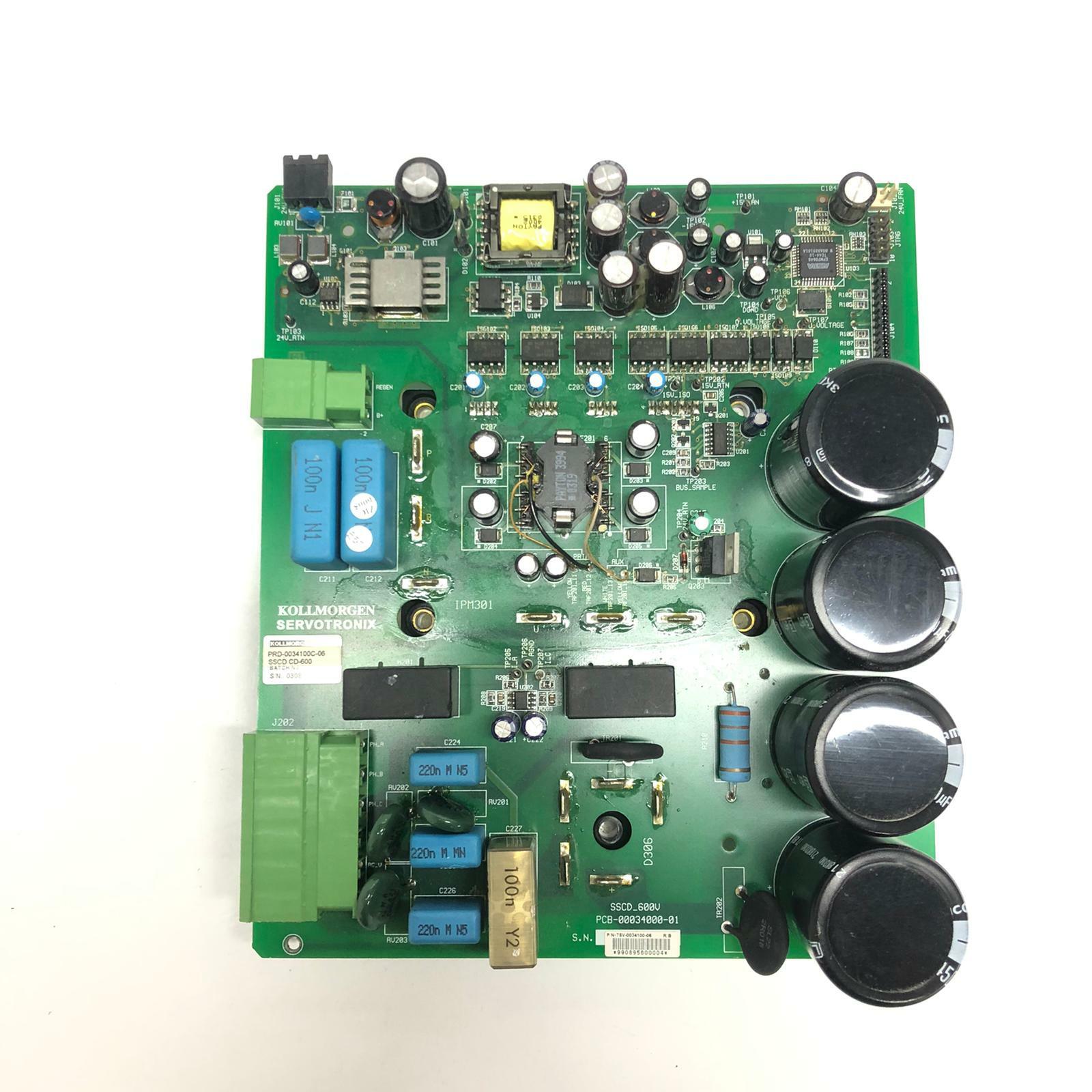 Kollmorgen Servotronix SSCD CD 600 Power PRD-0034100C-06 7SV-0034100-06 Rev B