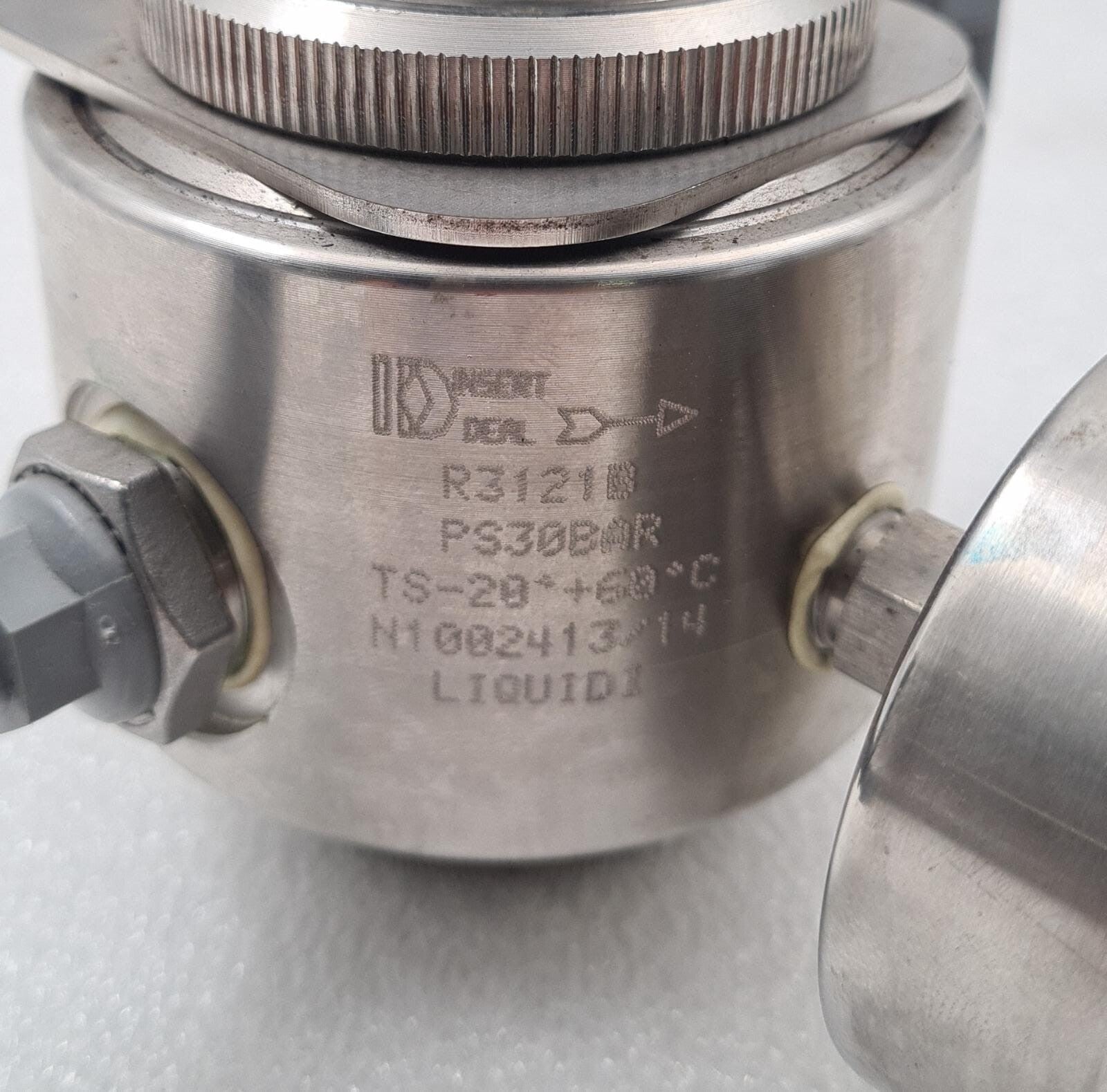 ID INSERT DEAL R3121B PS30BAR Stainless Steel Pressure Regulator Liquid 30 BAR
