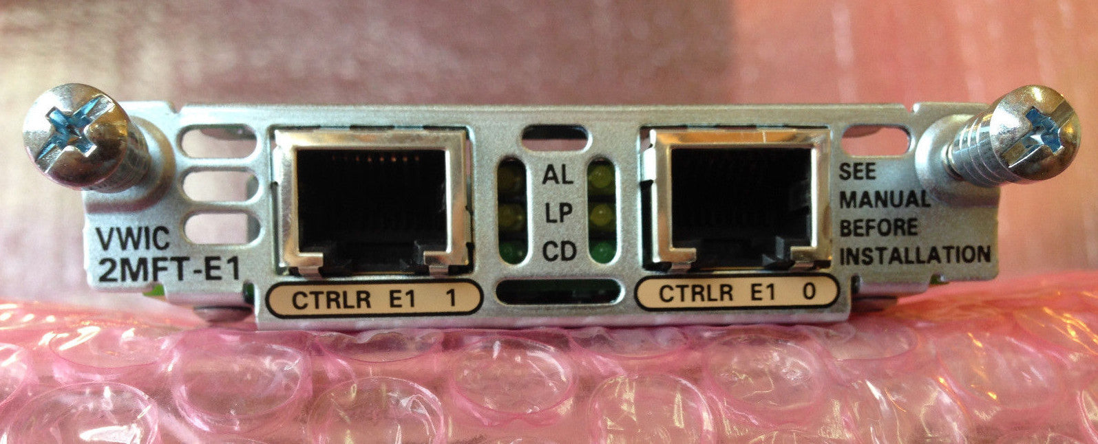 Cisco VWIC 2MFT-E1 Multiflex 2-Port Wan Trunk Interface Card Module 73-3663-04