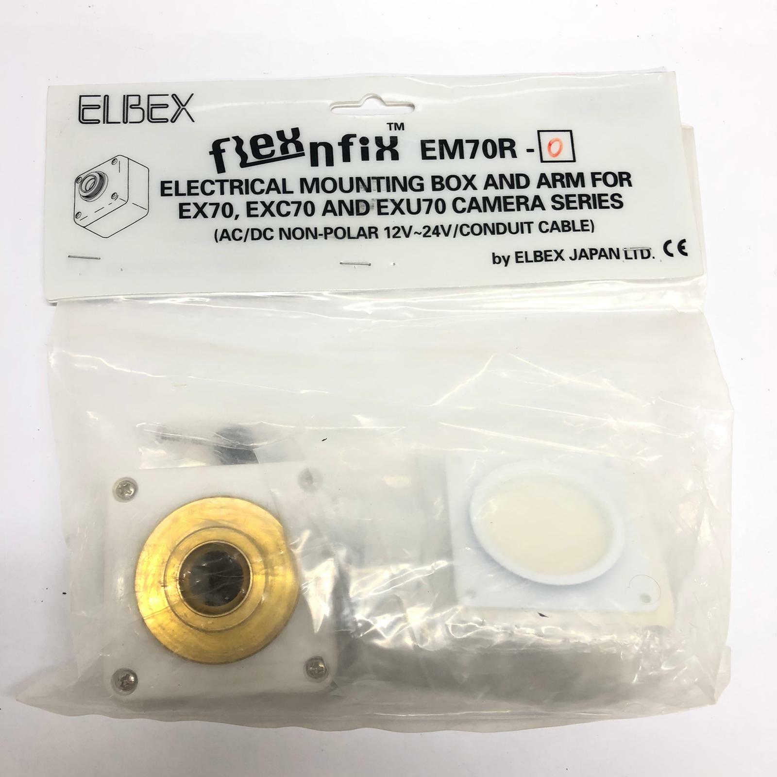 Elbex Em70r Electrical Mounting Box Arm Ex70 Exc70 Exu70 Camera Flexnfix