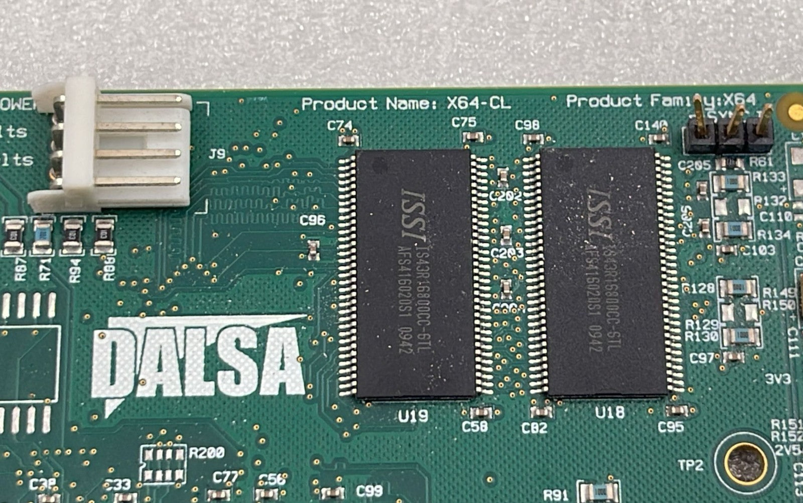Teledyne DALSA X64-CL PCB detail close-up