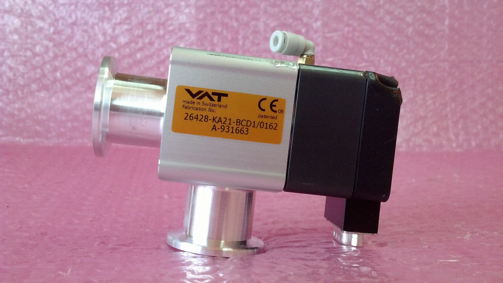 Vat Right Angle High Control Vacuum Valve w Soft Pump 26428 ka 21 Bcd1 A 931663