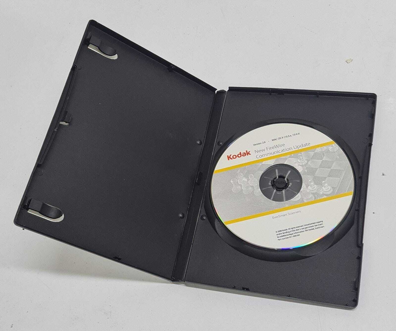 NEW - Kodak New Firewire Communication Update Eversmart  Scanners v2.6 Prepress