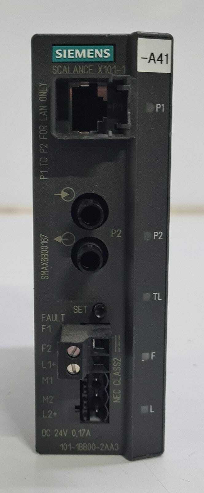 Siemens SIMATIC NET Media Converter SCALANCE X101-1 6GK5101-1BB00-2AA3 V1.6.0.0