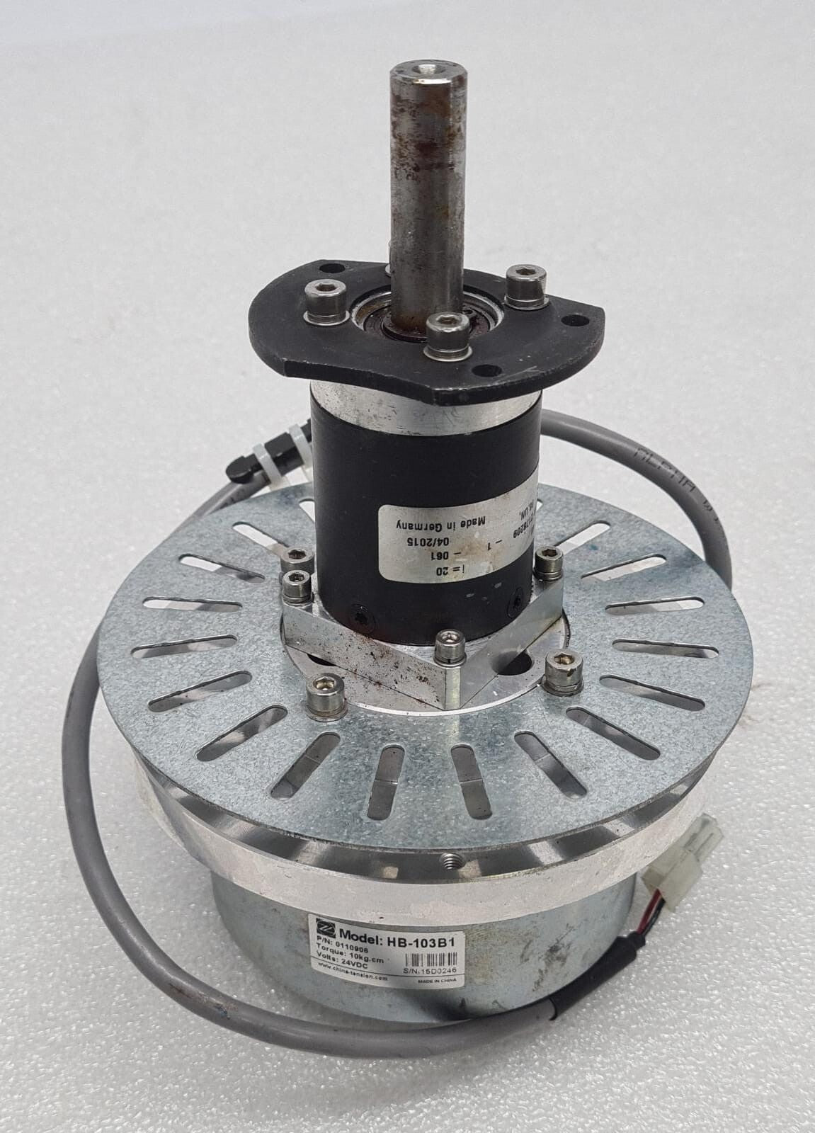 Hysteresis Brake HB-103B1 0110906 24VDC W/ Neugart PLE 40 2178209 i=20