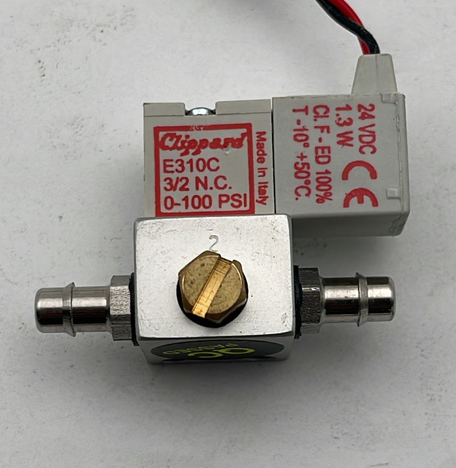 [LOT OF 6] Clippard E310C 3/2 N.C 0-100 PSI Valve