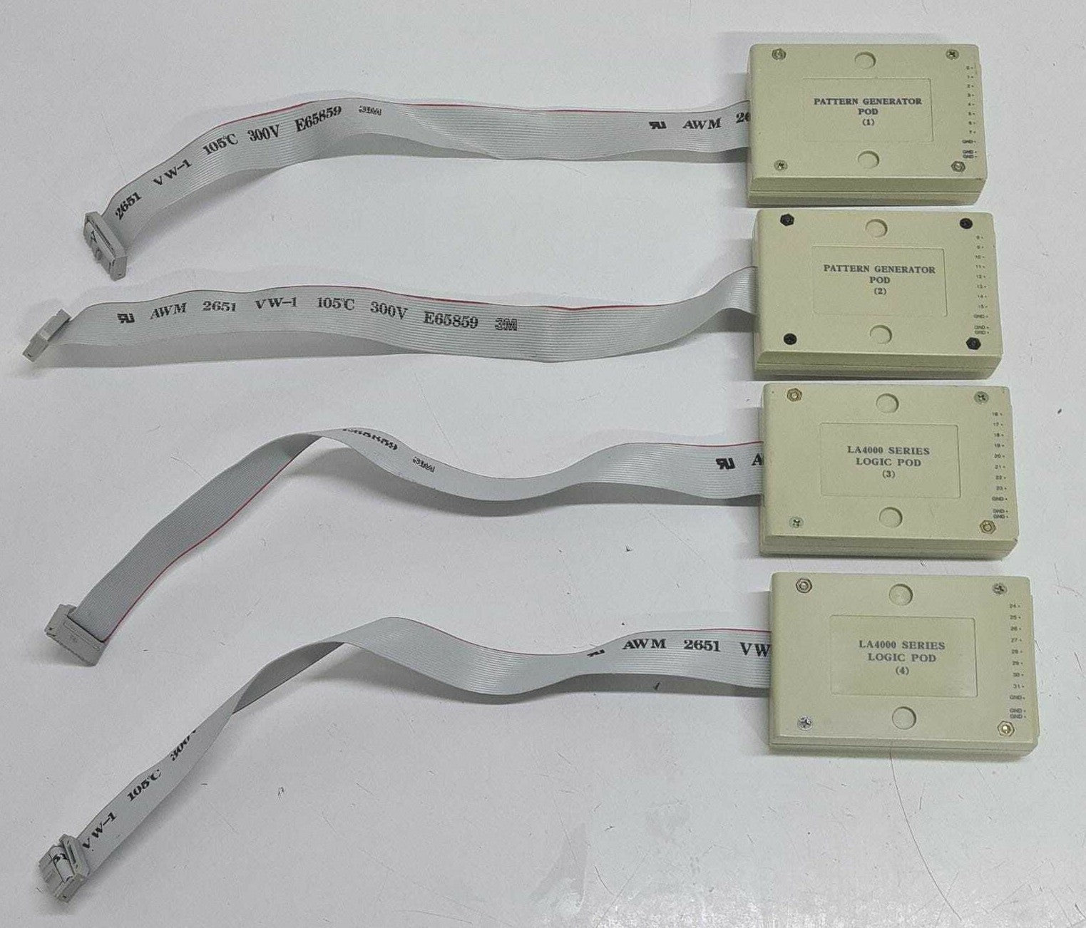 [4 PCS SET] Link Instruments LA4000 Series LOGIK POD (3) (4) PATTERN (1) (2)