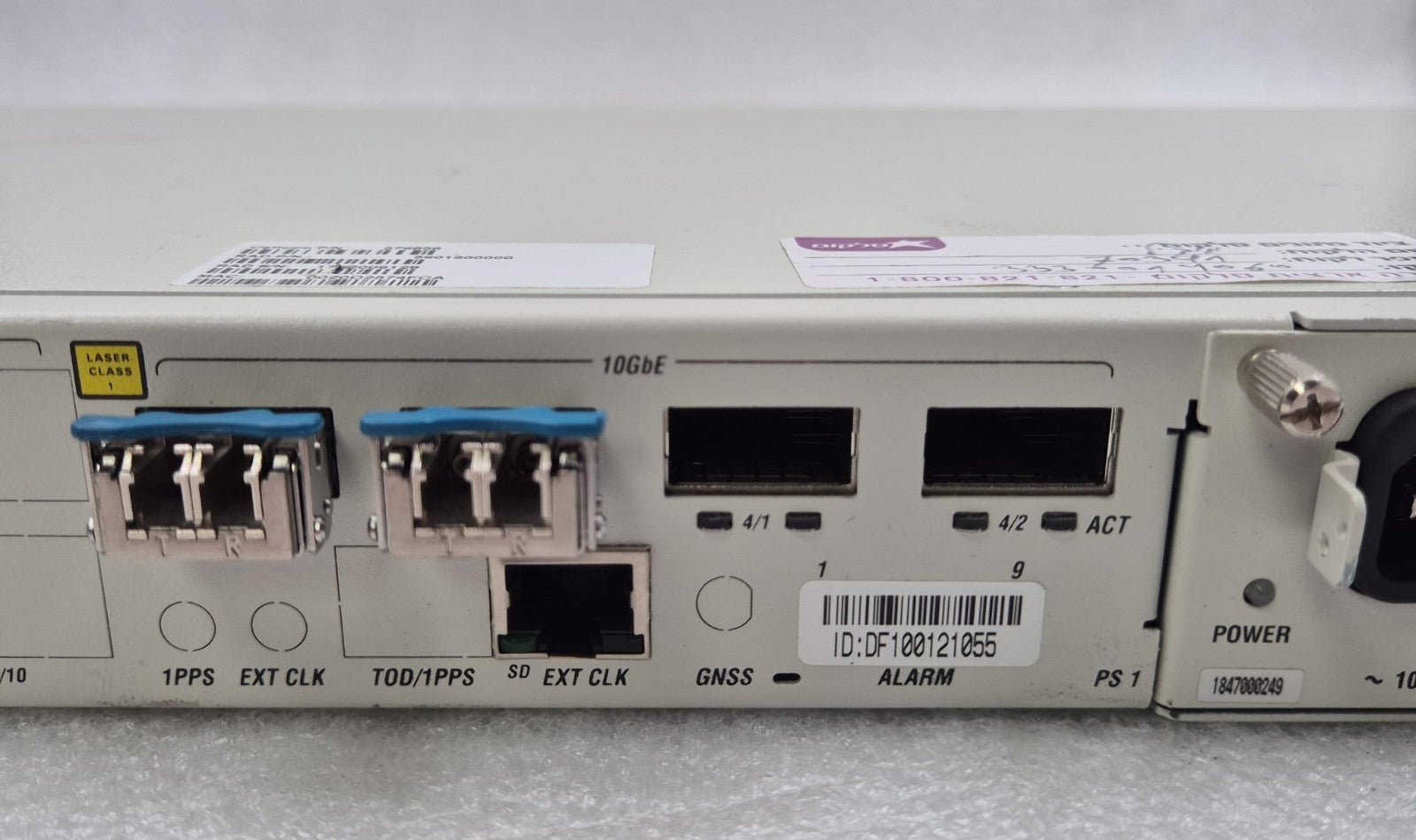 RAD ETX-220A 5601900000 ETX-220A_CELLCOM/DCR/4XFP/SYE/BSK 10G Ethernet Carrier