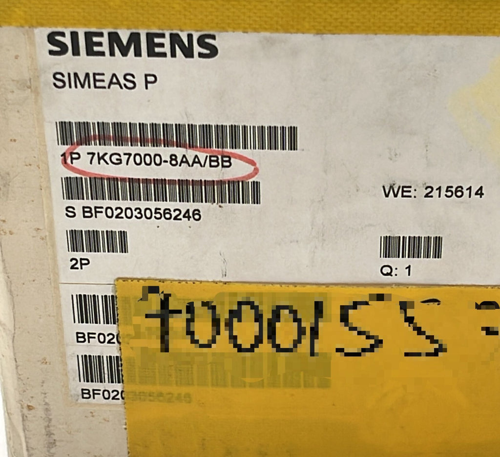 NEW - Siemens SIMEAS P 7KG7000-8AA/BB Power Meter