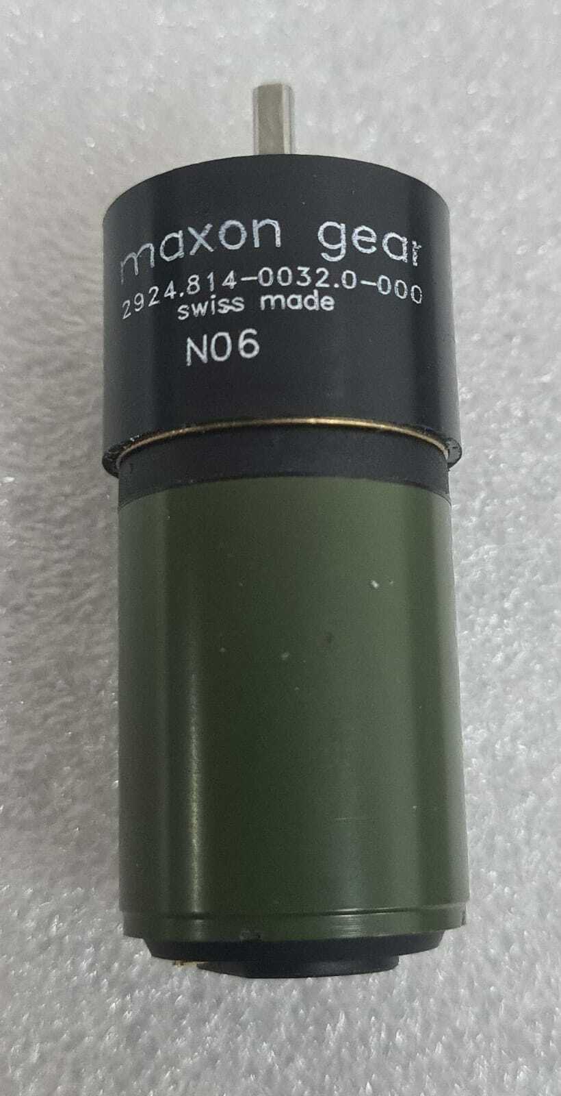 Maxon Motor & Gear Head 2522. 846- 11. 212- 000 & 2924. 814- 0032.0- 000 Swiss
