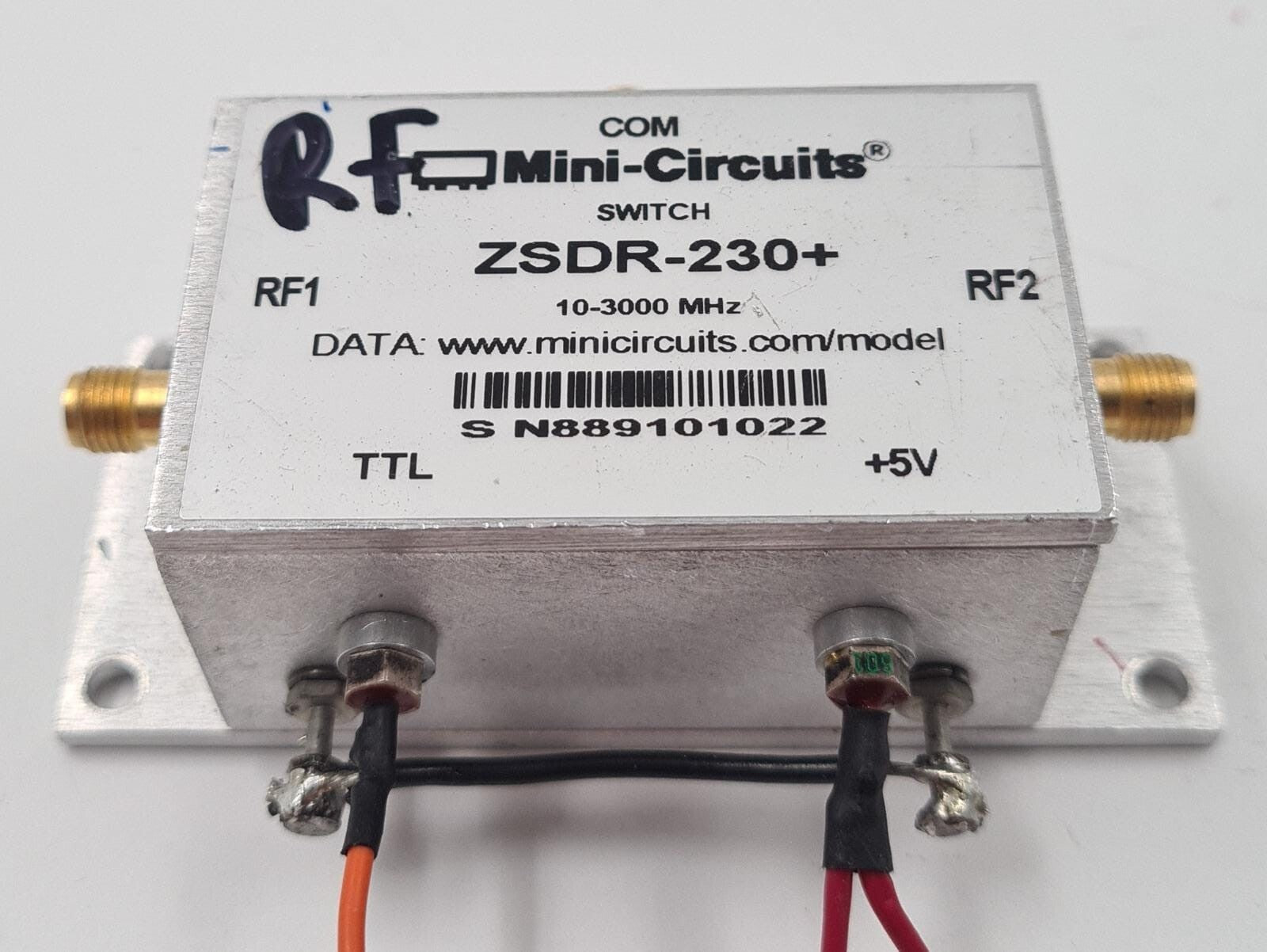Mini-Circuits ZSDR-230 SMA RF coaxial microwave switch 10–3000MHz with TTL control and metal housing