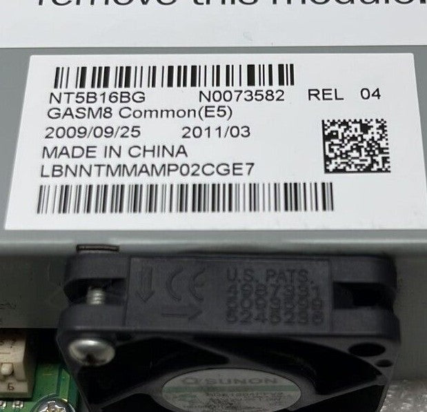 Nortel Networks GASM8 BMC NT5B16BG Global Station Analogue Card Module
