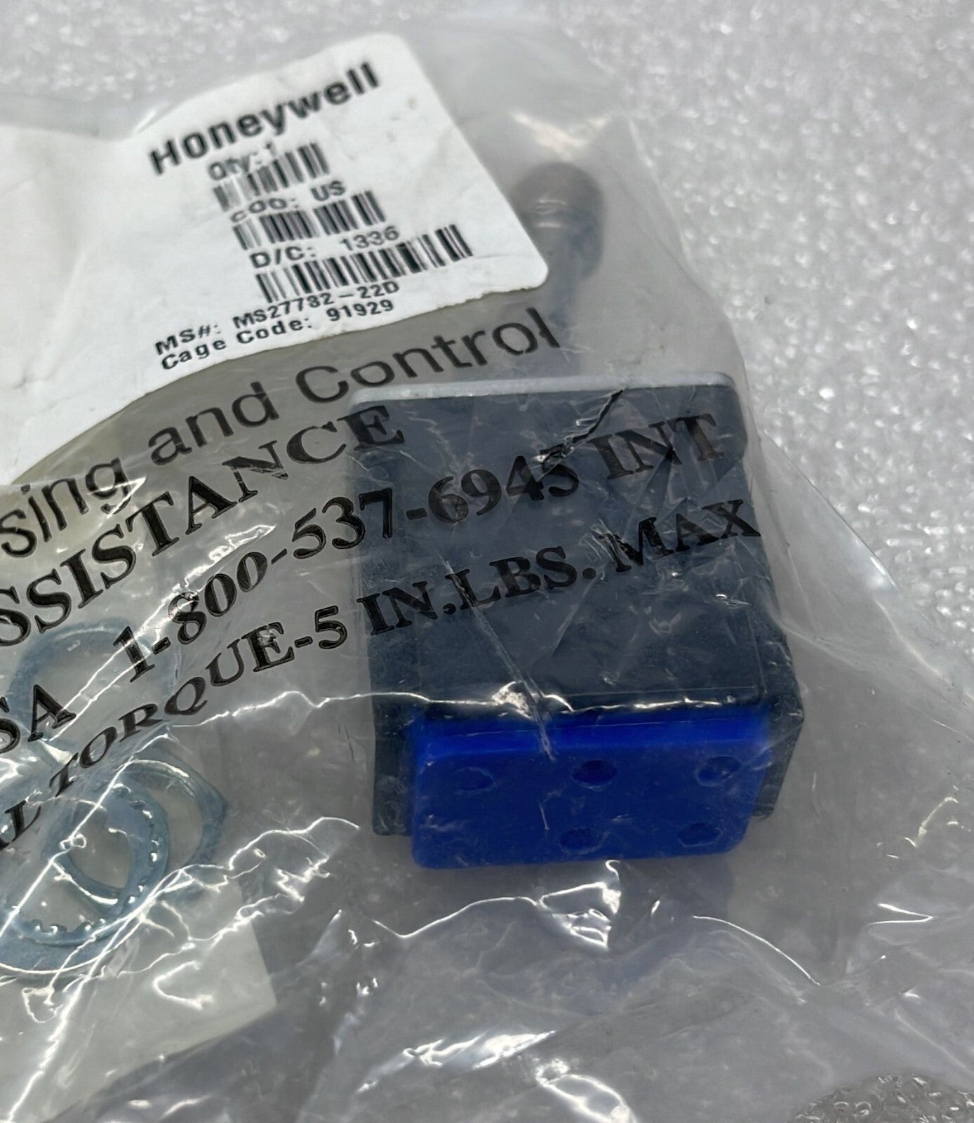 NEW - Honeywell 102TL1-2D MS27782-22D Micro Switch Toggle 2-Position