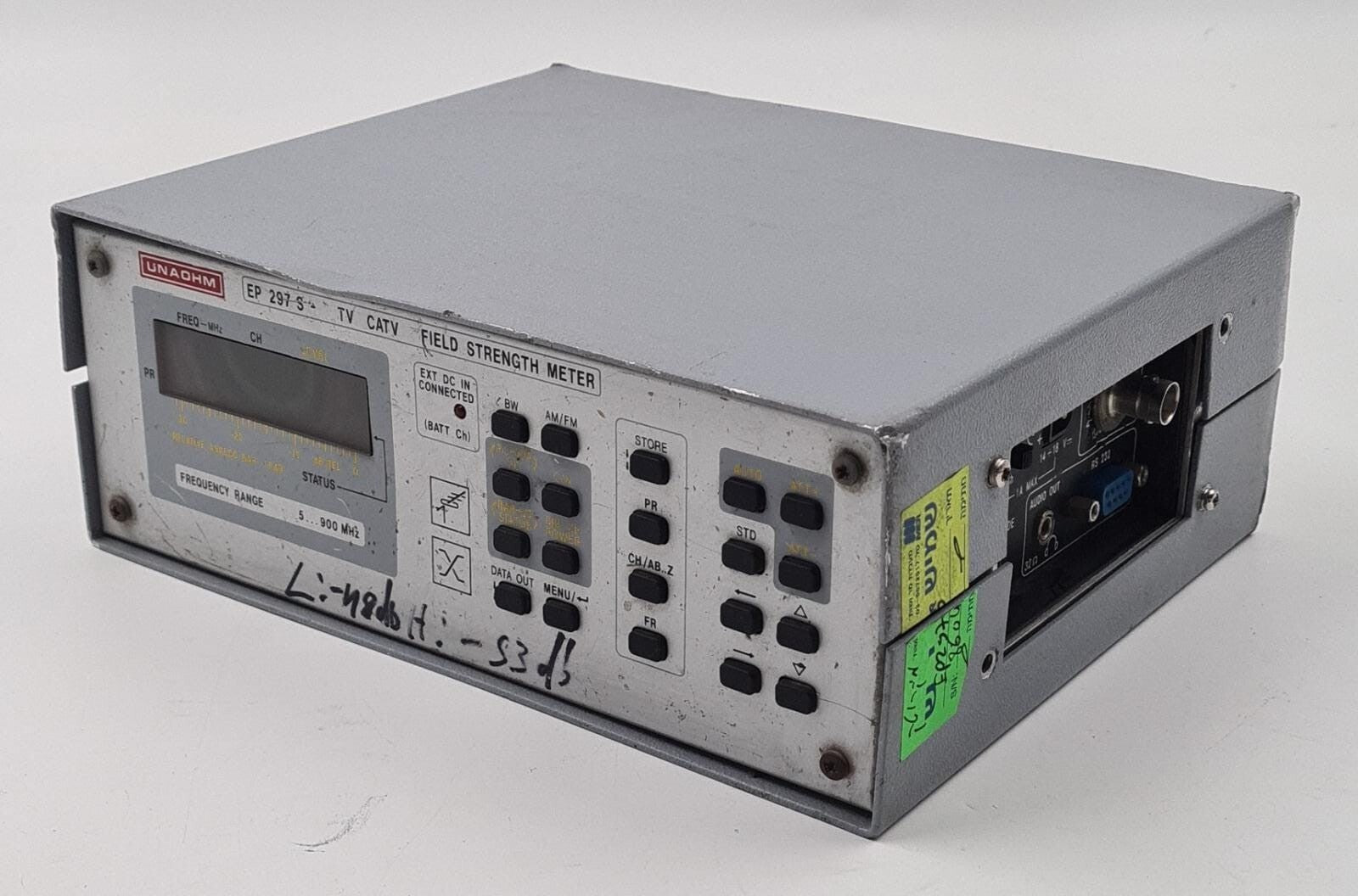UNAOHM EP 297 S TV CATV FIELD STRENGTH METER 5-900 MHz **AS-IS**