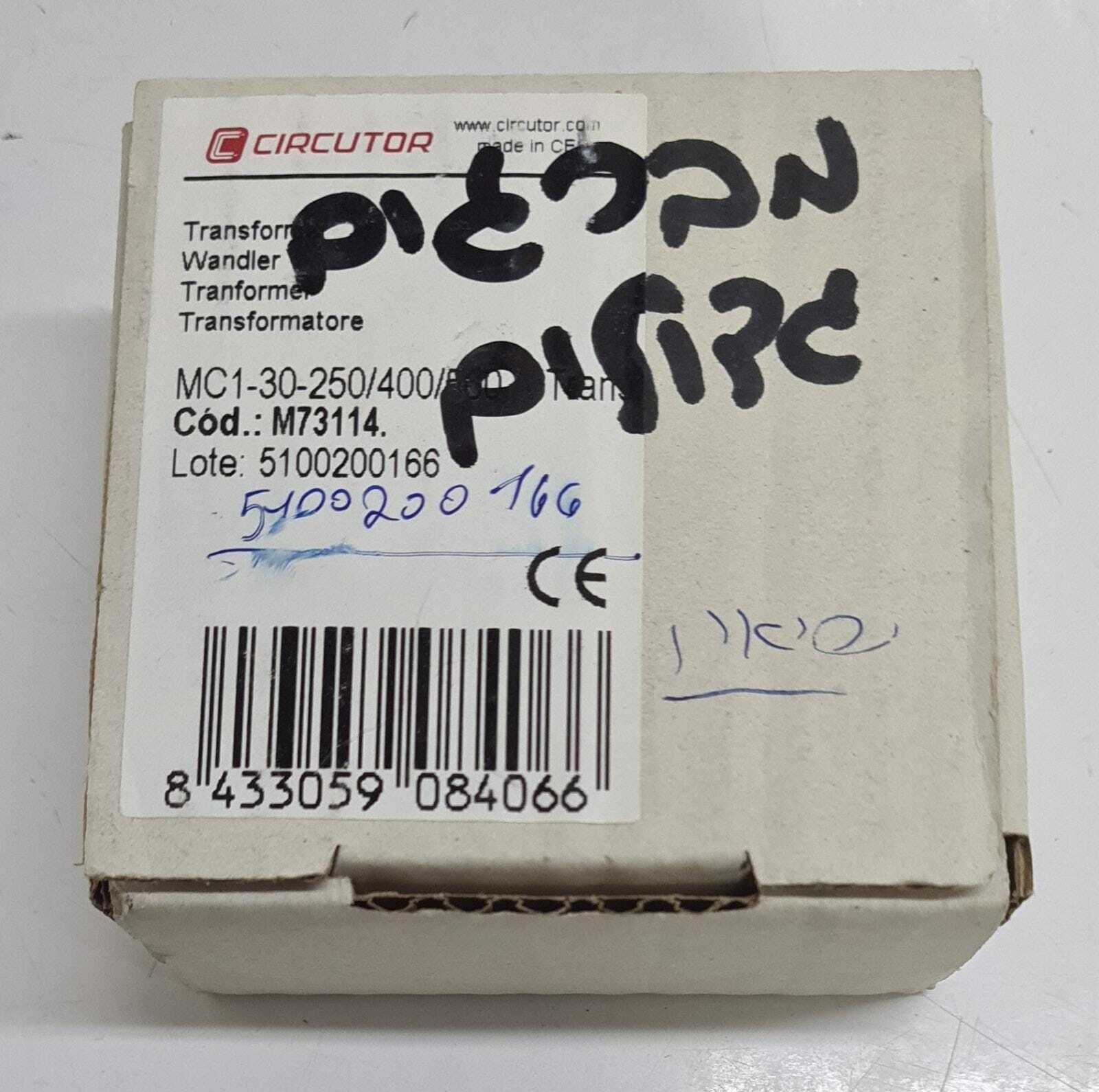 ABB CIRCUTOR MC1-30-250/400/500 A Transformer