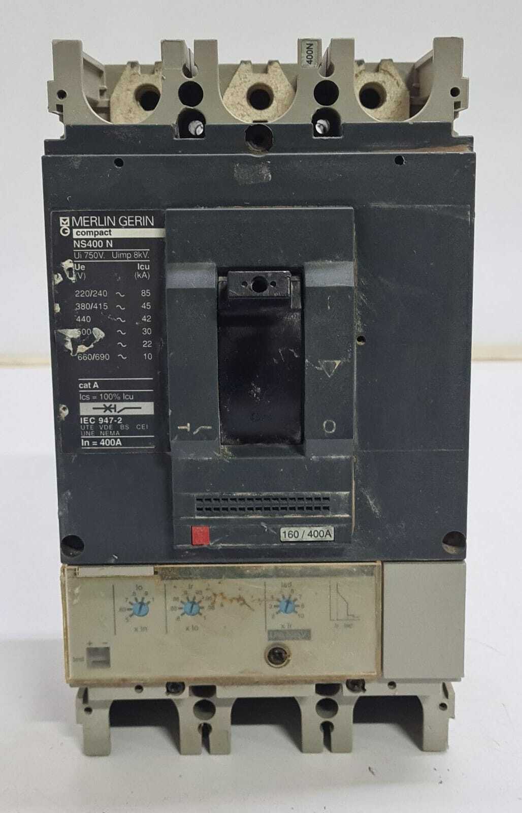 Schneider MERLIN GERIN Compact NS400 N 400N Circuit breaker 160 / 400A