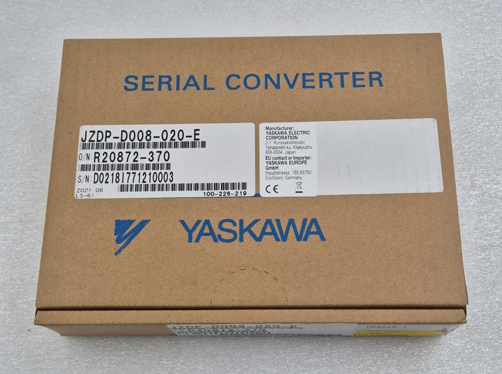 NEW - YASKAWA Serial Converter JZDP-D008-020-E Signal Conversion SGLFW-35A230AP