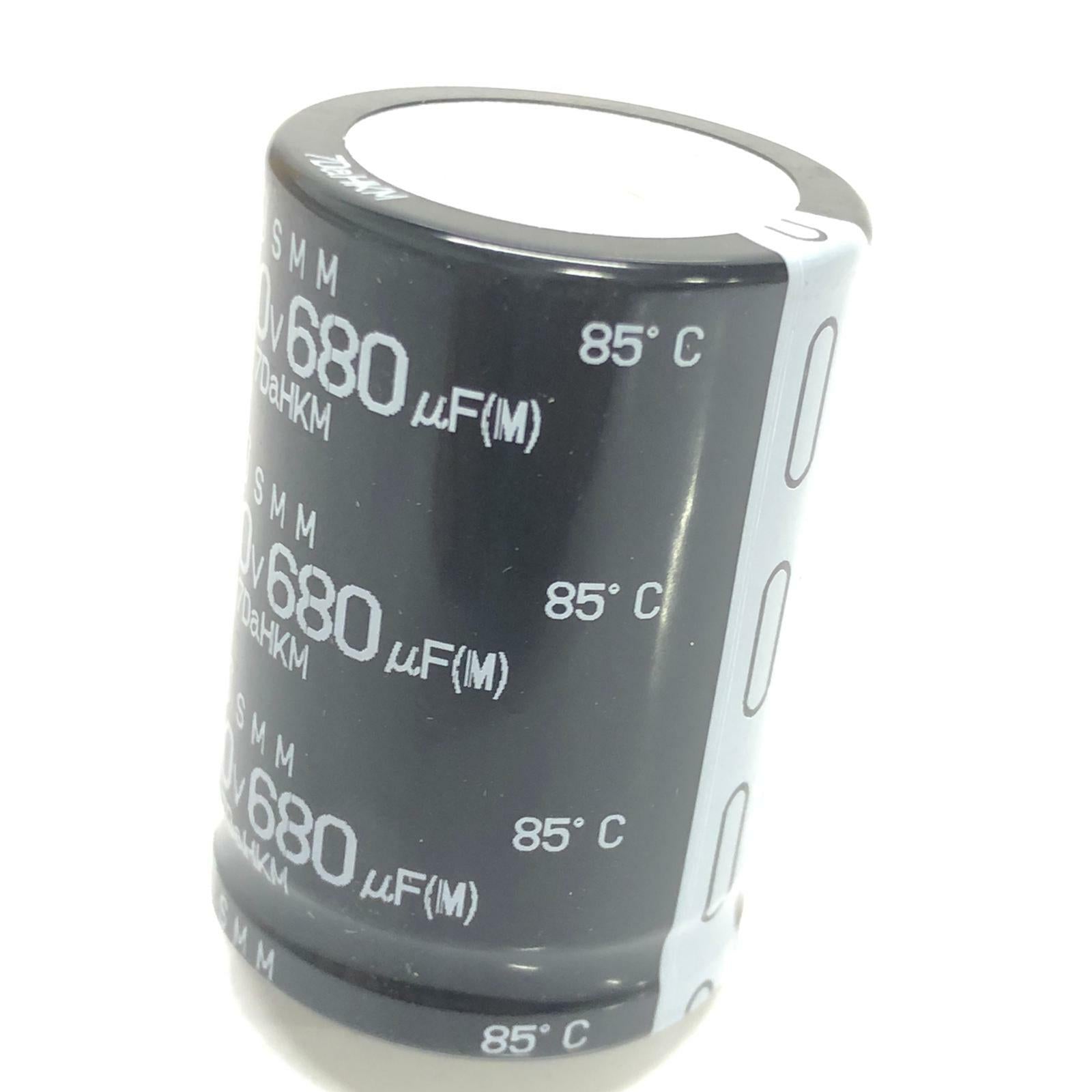 [Lot of 10] Nippon Chemi-Con SMM 7DaHKM Capacitor 400V 680UF  85°c