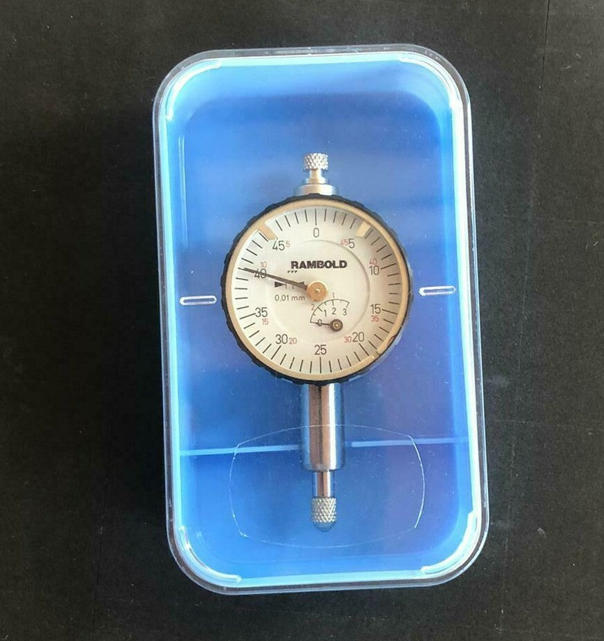 Rambold Precision Dial Metric Accuracy Measurement Instrument 0.01mm WK 353360