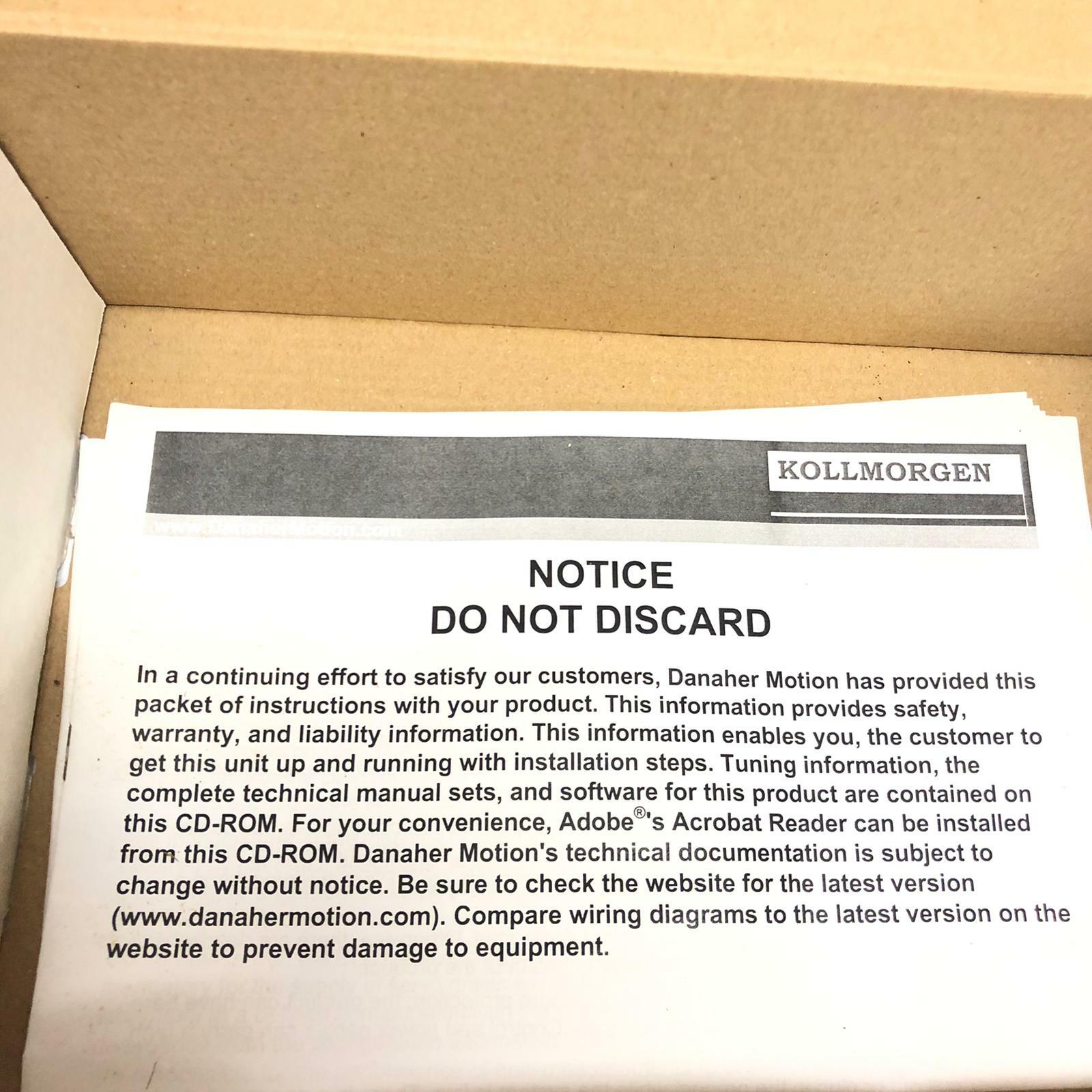 Kollmorgen Servostar Pd PB210560 PRD-PB210E0Z-00 Servo Drive