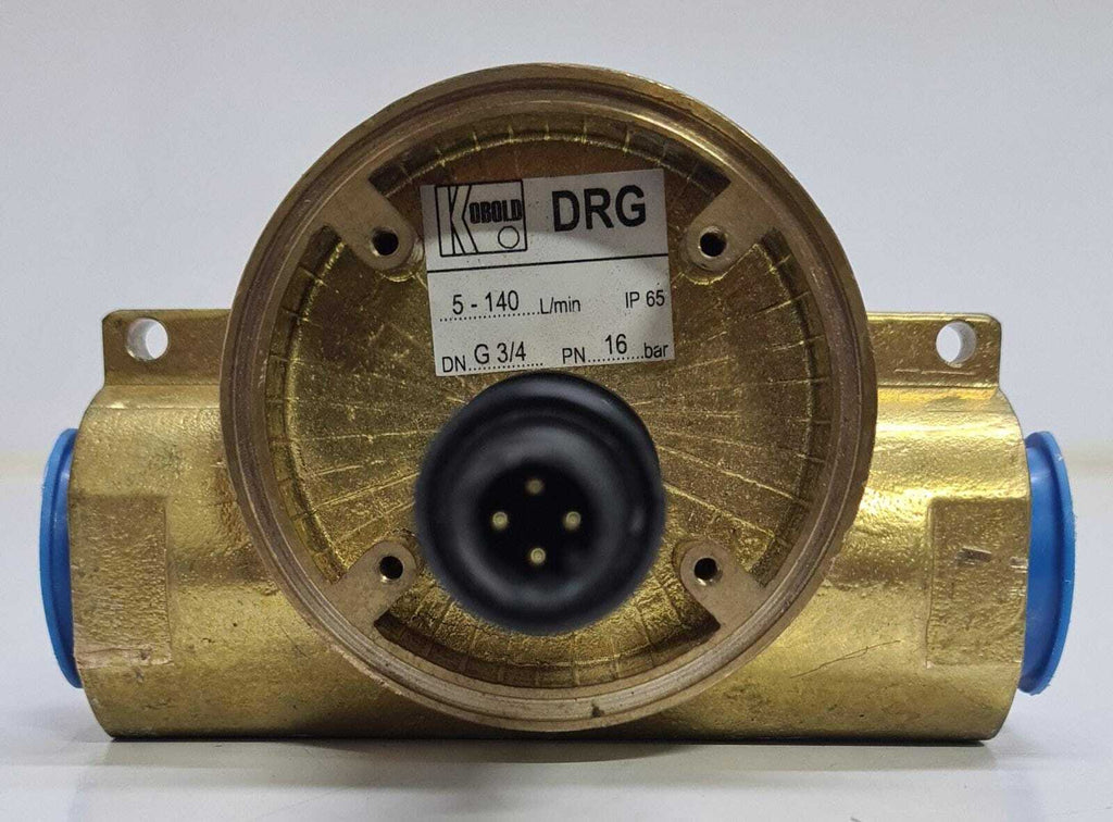 KOBOLD DRG DRG-1130G5F300Y Rotating Vane Analog Paddle Wheel Sensor Flow Meter