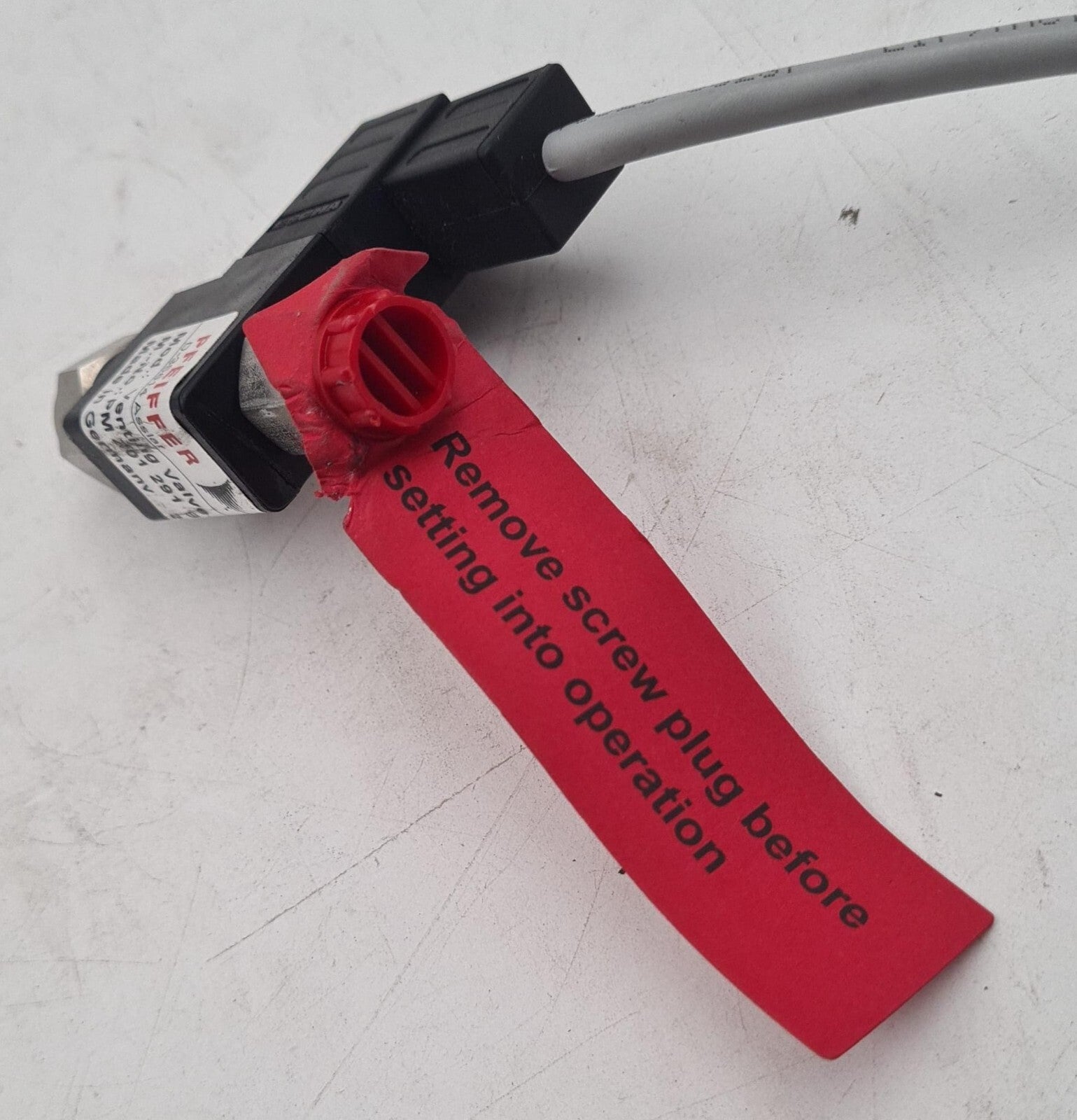 PFEIFFER VACUUM PM Z01 291 B Venting Valve 24V / ESCHA Solenoid