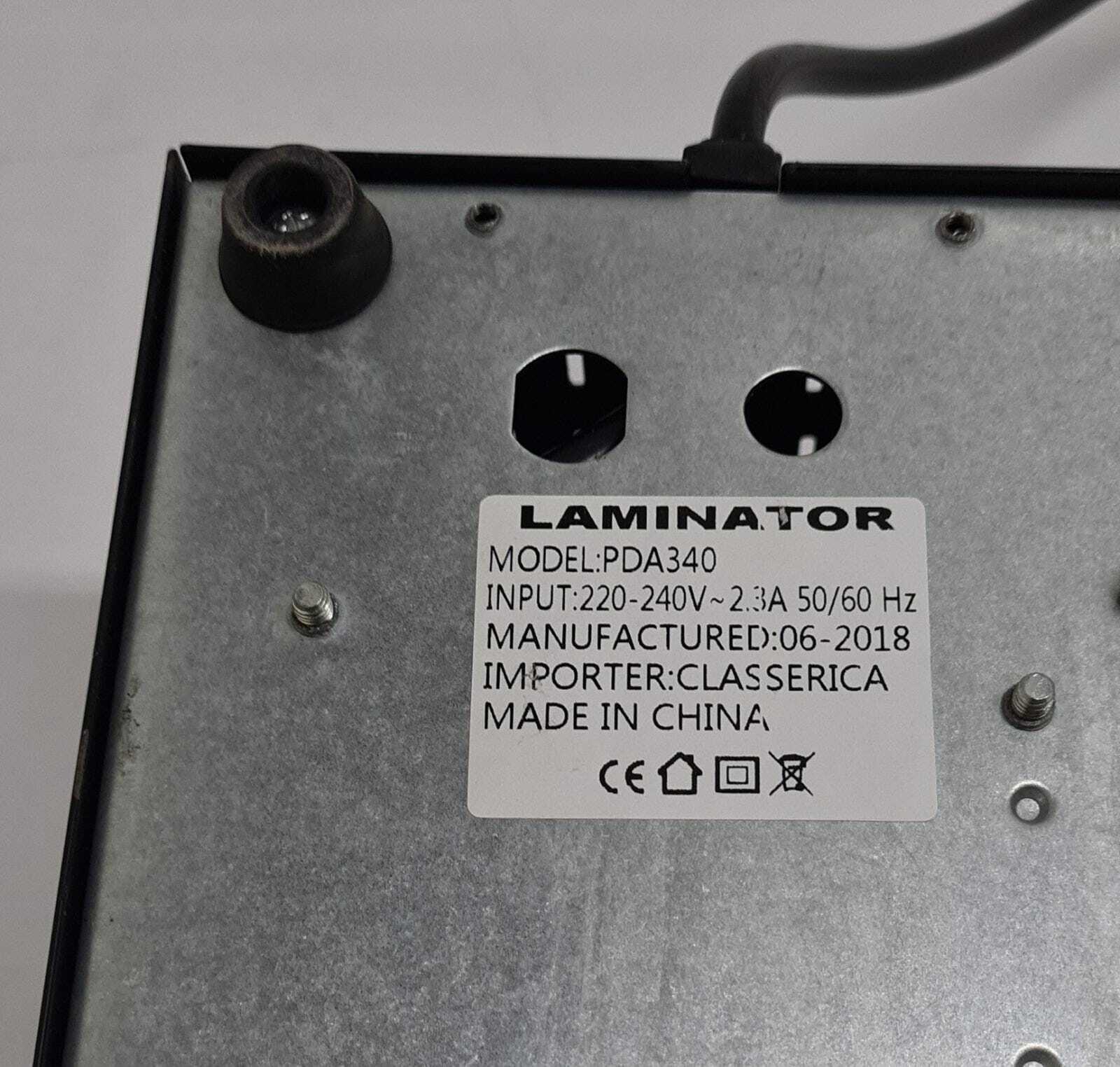 CUENTA Laminator Machine Digital PDA340 40-175u A3/A4 Hot & Cold 220-240V