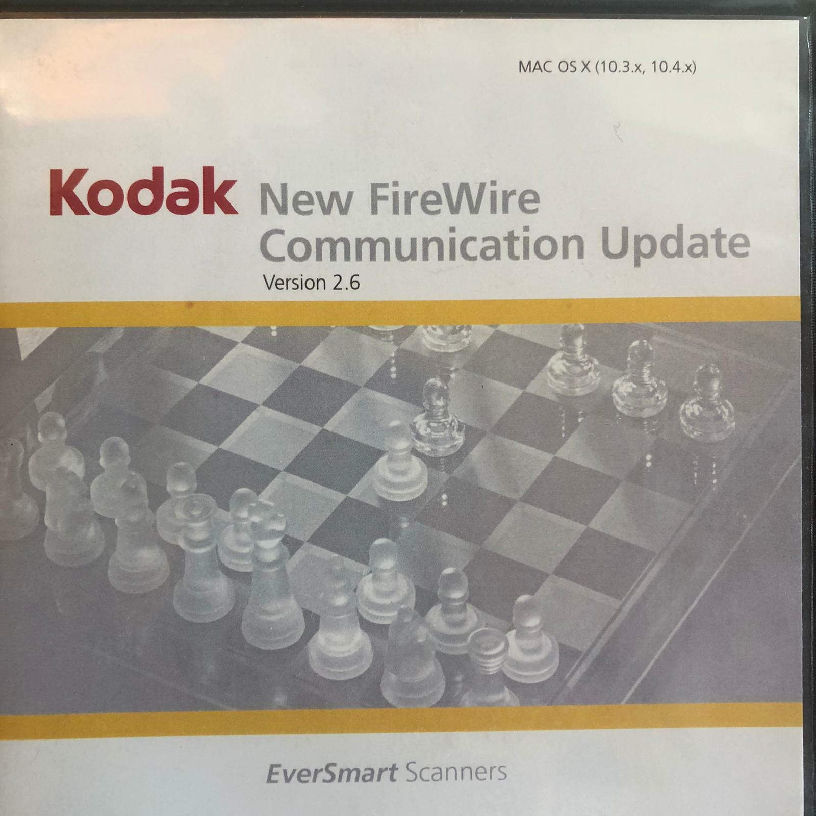NEW - Kodak New Firewire Communication Update Eversmart  Scanners v2.6 Prepress