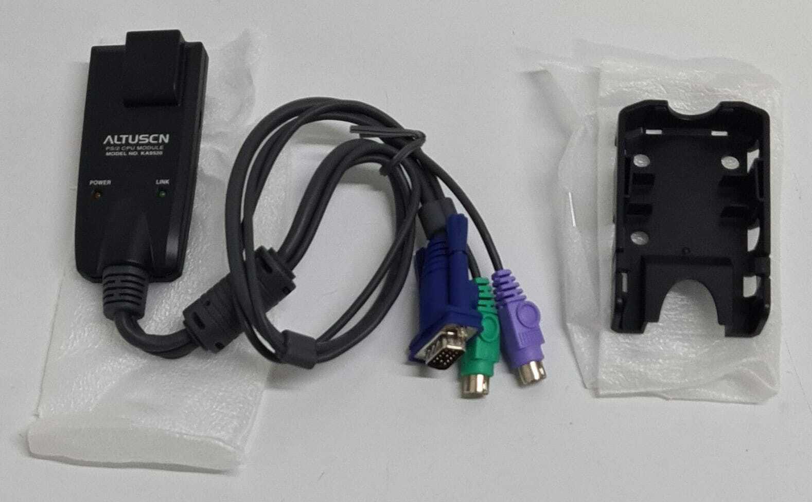 [LOT 5] NEW - ATEN ALTUSCN PS/2 CPU Module KVM Switch KA9520-A W/ Rack Mount Kit