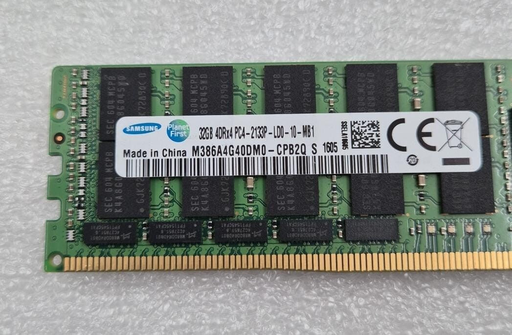 [LOT 6] SAMSUNG 32GB 4DRx4 PC4-2133P M386A4G40DM0-CPB2Q DDR4 RAM HP 752372-081