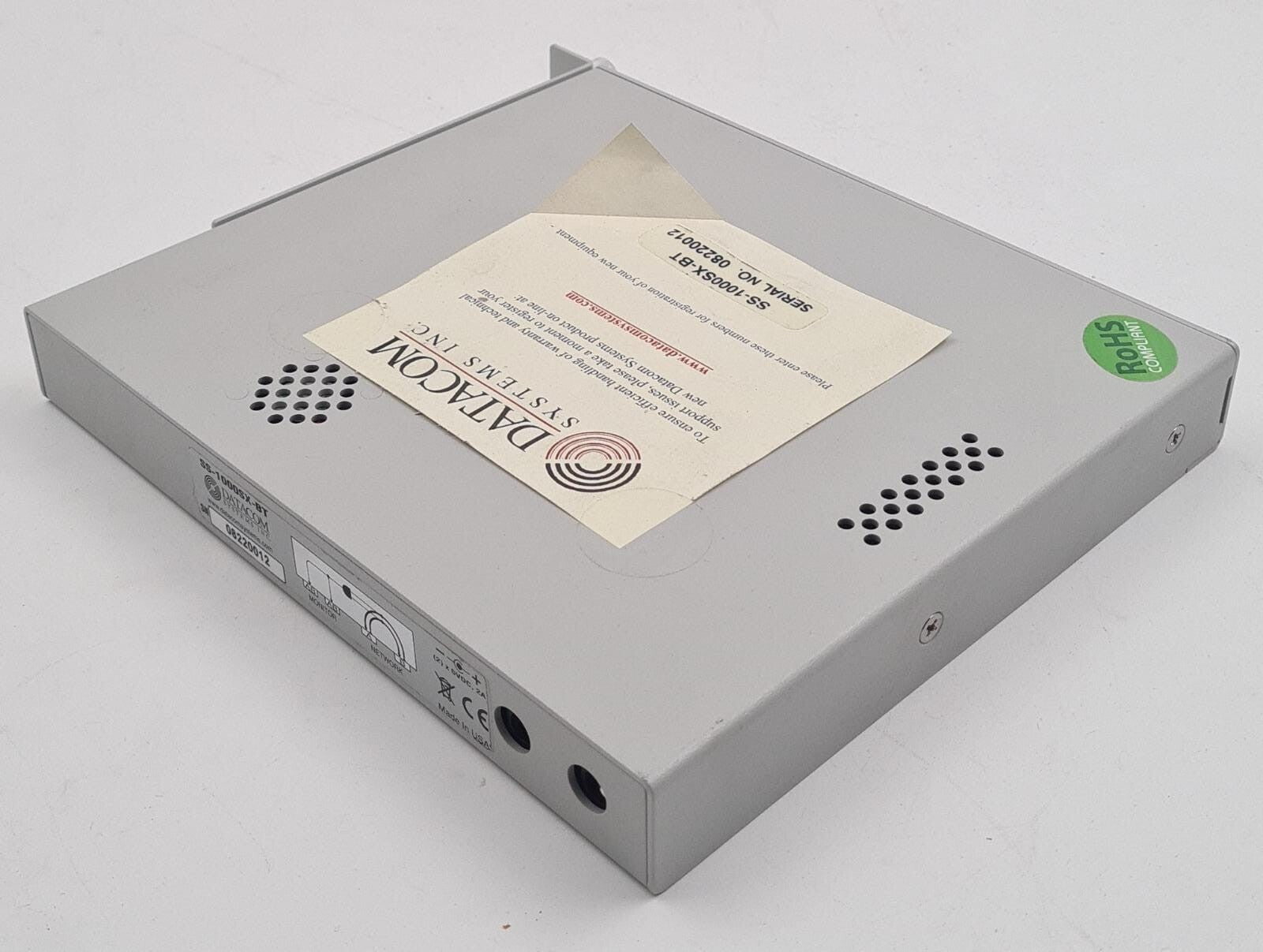 DATACOM SINGLE Stream SS-1000SX-BT TAP SPLITTER 10MB LAN, 100MB LAN, GigE