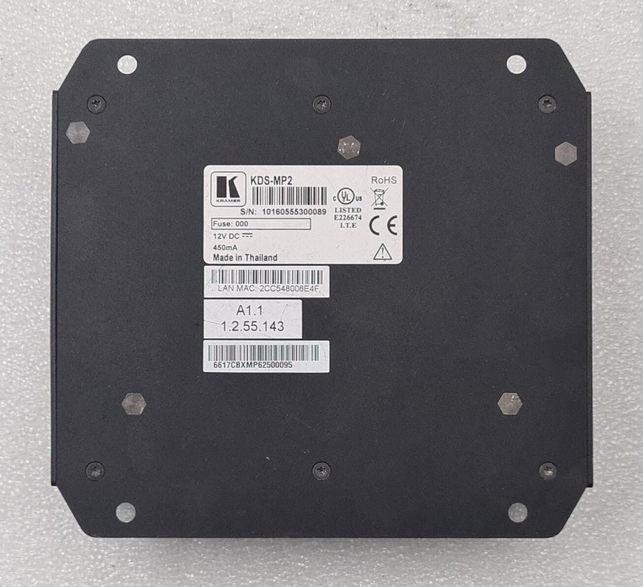 KRAMER DigiTOOLS Digital Media Player KDS-MP2 HDMI USB