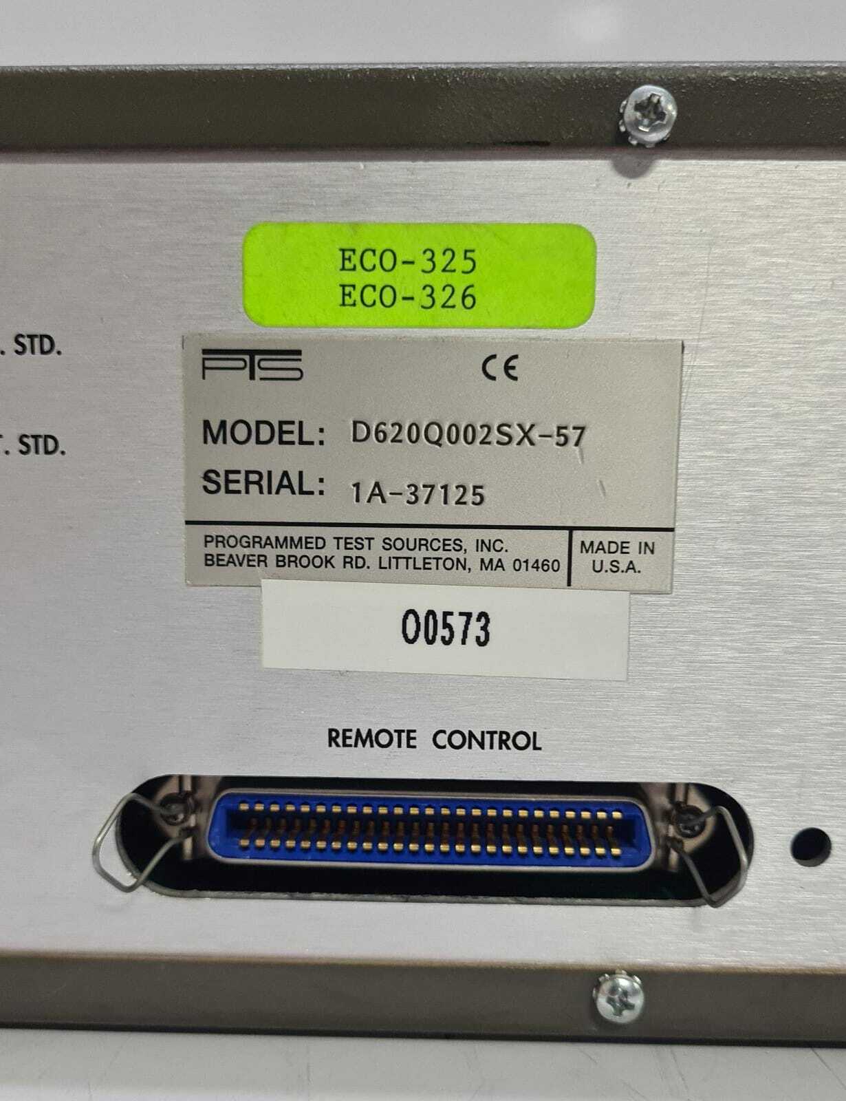 PTS D620 Frequency Synthesizer 1-620 MHz D620Q002SX-57