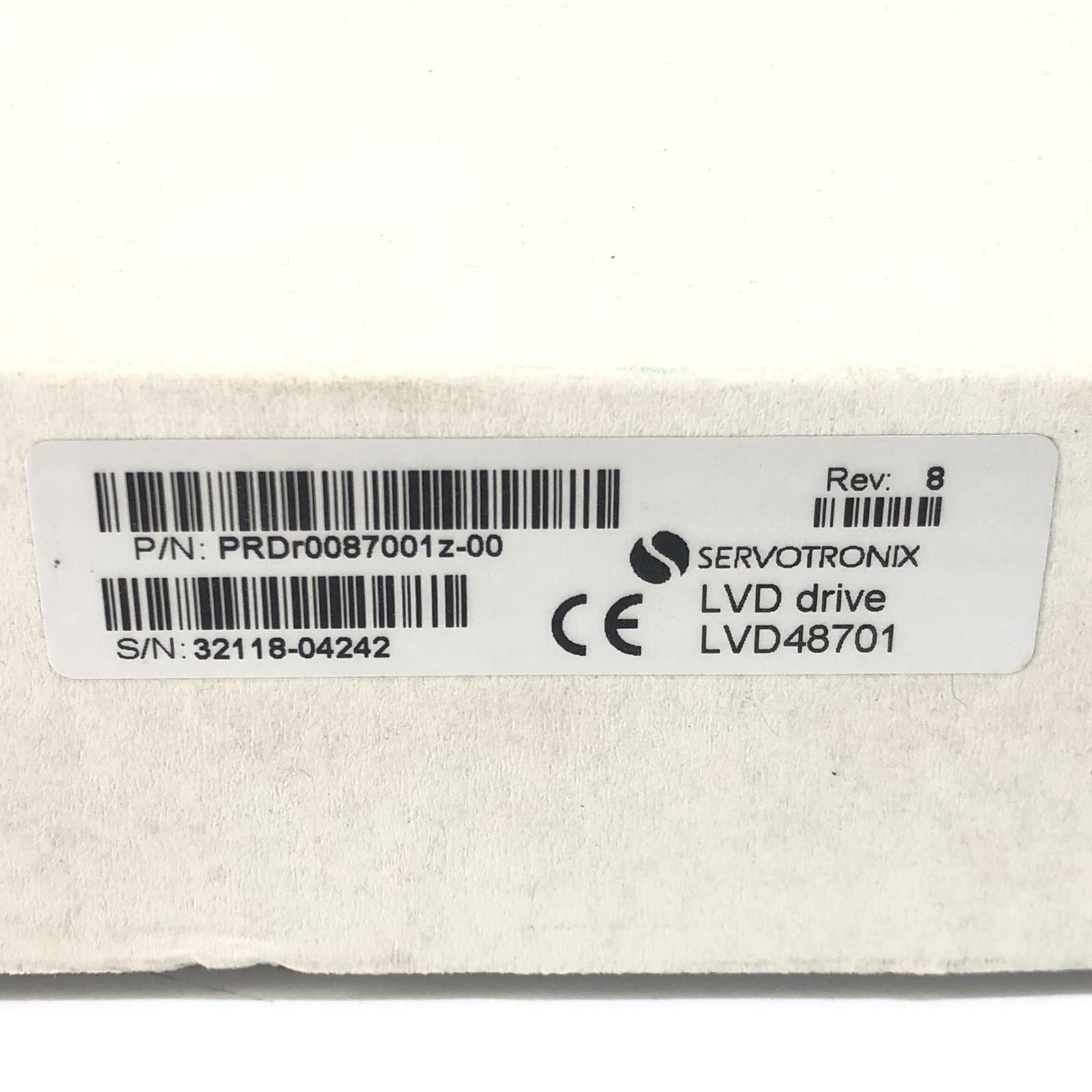 Servotronix Kollmorgen LVD Drive LVD48701 PRDr0087001z-00 Rev 8