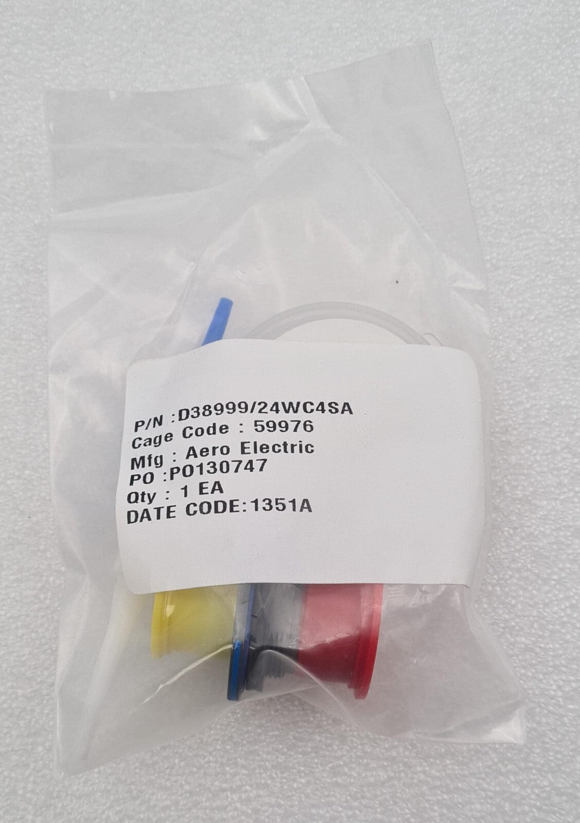 NEW SEALED - Aero Electric D38999/24WC4SA Circular MIL Spec Connector