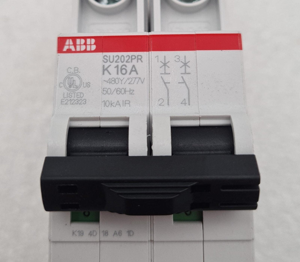 ABB SU202PR-K16A Circuit Breaker 2CDS 272 327 R0467 2X16A